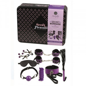 Secretplay Bdsm Set 8Pcs Purble / Black. - Img 1