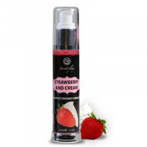 Secretplay Lubricant 2-1 Heat Effect Strawberry & Cream 50Ml - Img 4