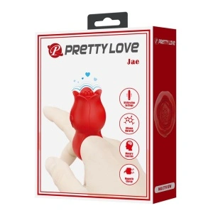 Vibrador Pretty Love Jae Rose 10 Vibrações Vermelho