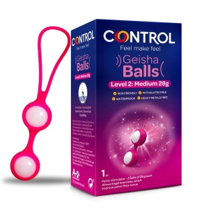 Bolas Gueixa Control Nível II (2x28 gr) Rosa