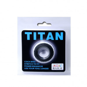 Cockring Baile Titan Preto 3.3Cm