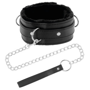 Darkness Padded Metal Locking Posture Collar - Img 1