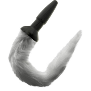 Darkness Tail Butt Silicone Plug -Gray - Img 1
