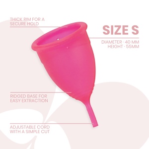 Intimichic - copo menstrual grau médico silicone - tamanho S - Img 3
