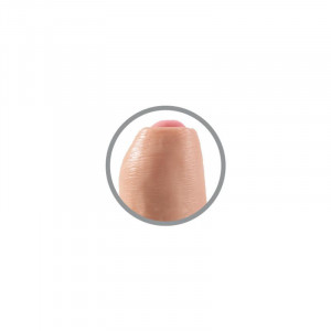 King Cock Realistic Dildo Uncut Carne 19 Cm - Img 3