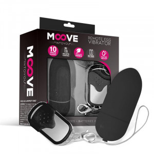 Ovo Vibratório Moove Grande Sem Fios Preto