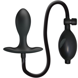 Plug Anal Preto Inflável - Img 1