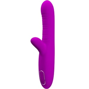 Pretty Love - Angelique Multifunções Vibrador + Estimulador De Clitóris Roxo