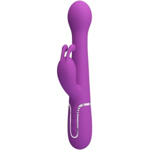 Pretty Love - Dejon 3 Em 1 Multifuncional Rabbit Vibrador Roxo - Img 1