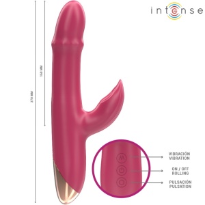Vibrador Multifuncional Intense Chloe 3 em 1 Vermelho