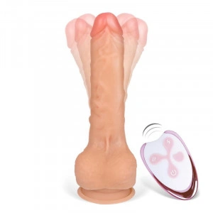 Dildo Centauro Vibrador Rotativo Inclui Lubrificante Nanami Cereja Doce Magnus 2.0
