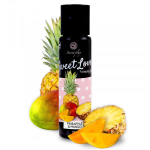 Gel Comestível Secret Play Manga e Ananás Branco 60 ml - Img 3