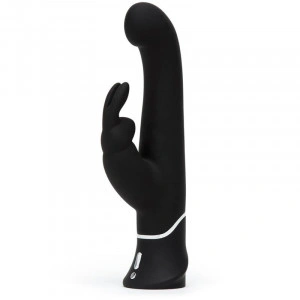 Happy Coelho G-Spot Stroker Vibrador De Coelho - Preto - Img 8