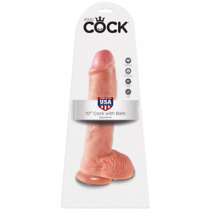 King Cock 10 "Dildo Com Bolas 25,4 Cm - Img 7