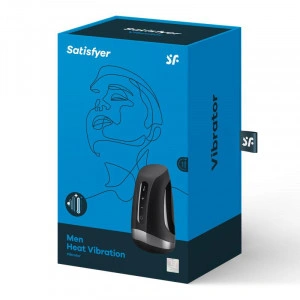 Masturbador Masculino Satisfyer Men Heat Vibration Preto