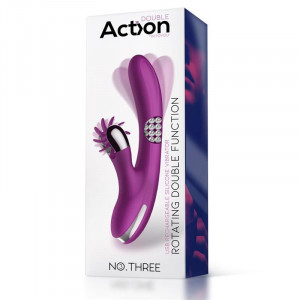 Vibrador Finger com Bolas Giratórias 360º com Roda Estimuladora Nº Three
