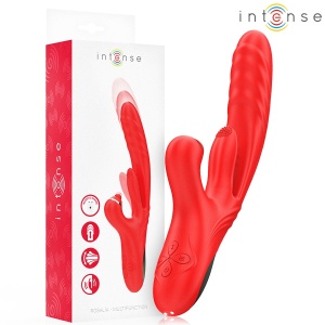 Vibrador Intense Rosalia Multifuncional Vermelho