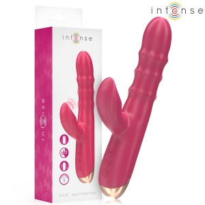 Vibrador Multifuncional Intense Chloe 3 em 1 Vermelho