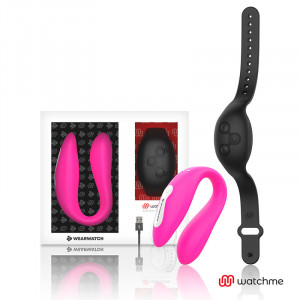 Wearwatch Dual Pleasure Wireless Technology Watchme Fuchsia / Jet Black - Img 1