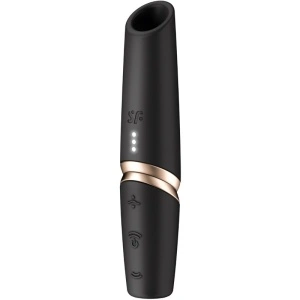 Estimulador De Clitóris Perfect Kiss Wave Preto / Dourado