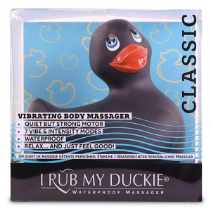 I Rub My Duckie Classic Vibrating Duck Black - Img 4