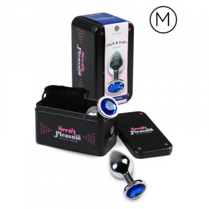 Secretplay Anal Plug Blue M - Img 2
