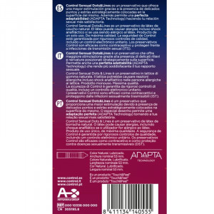 Preservativos Control Sensual Dots & Lines 12 Und