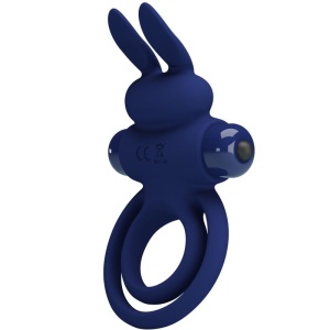 Pretty Love - Darey Anel Vibrante Duplo Coelho Azul