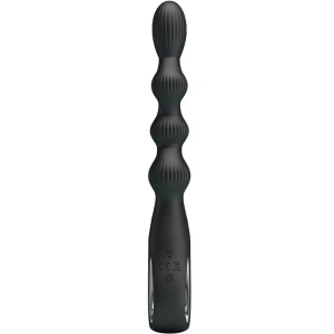 Pretty Love - Federer Vibrador Anal 12 Vibrações Preto - Img 2