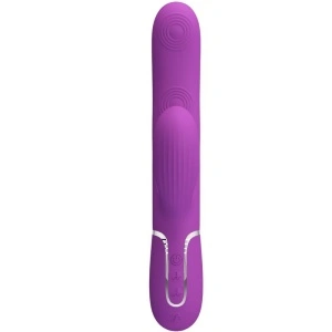 Pretty Love - Perlita 3 Em 1 Multifuncional Coelho Vibrador Roxo - Img 2