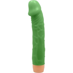 Vibrador Realista Baile Bill Verde 22,5 Cm