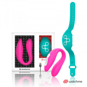 Wearwatch Dual Pleasure Wireless Technology Watchme Fuchsia / Aquamarine - Img 1