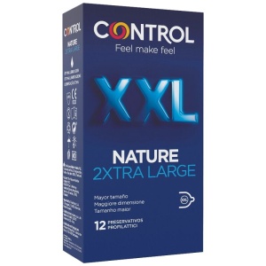 Control - nature preservativos 2xtra grandes xxl - 12 unidades