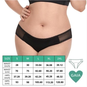Cueca Menstrual Adalet Gaia Normal L