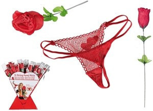 Cueca Tanga Rosa Vermelha - Img 3