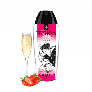 Lubrificante Toko Shunga Morango e Champanhe 165 ml