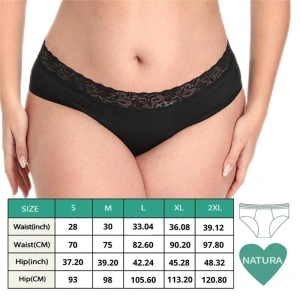 Natura Cuecas Menstruais Super XL - Img 2