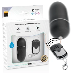 Ovo Vibratório Online Controle Remoto Preto