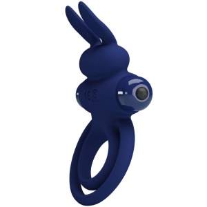 Pretty Love - Darey Anel Vibrante Duplo Coelho Azul - Img 2