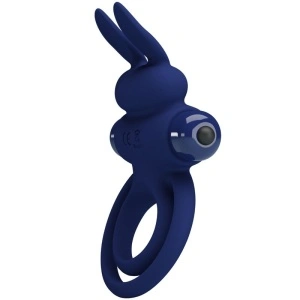 Pretty Love - Darey Anel Vibrante Duplo Coelho Azul - Img 2