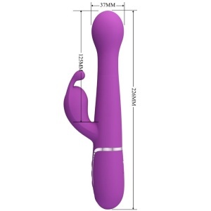 Vibrador Pretty Love Dejon Multifuncional Roxo