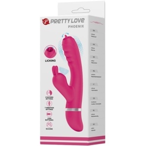 Vibrador Pretty Love Phoenix Multifuncional Rosa