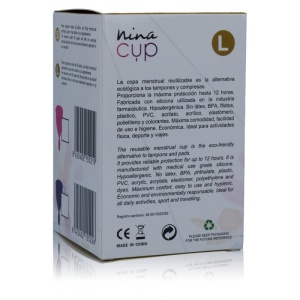 Copo Menstrual Nina Kikí Rosa S