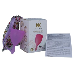Copo Menstrual Nina Kikí Roxo S