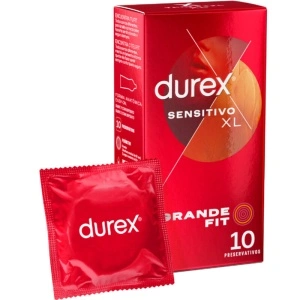 Durex - preservativos sensitive xl 10 unidades