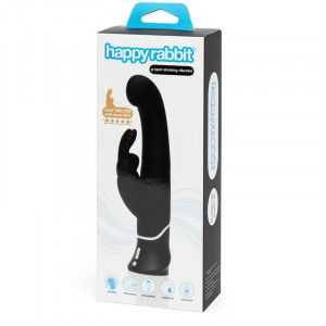 Happy Coelho G-Spot Stroker Vibrador De Coelho - Preto - Img 6