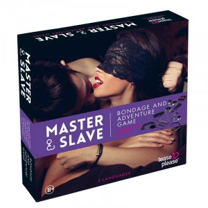 Jogo Bondage Master & Slave Cor Púrpura