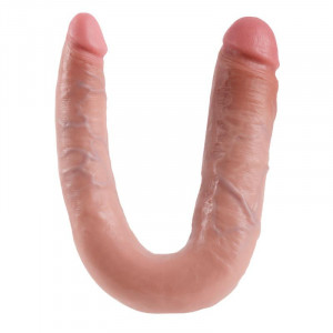 King Cock Em Forma De U Grande Dildo Dupla Problema - Img 6