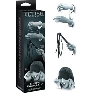 Kit Fetish Pipedream Preto 3 Peças