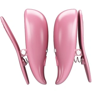 Cailey Nipple Clamps 10 Vibrações Controle Remoto Rosa - Img 2